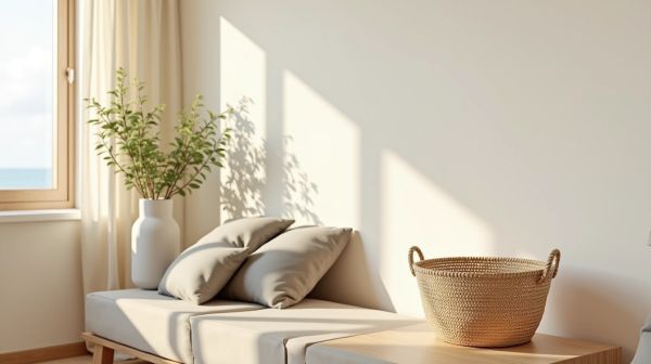 Opter pour des paniers en jonc de mer tressé pour une déco chic