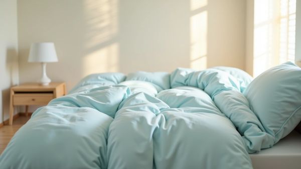 Profitez d'une couette lourde pour un sommeil serein